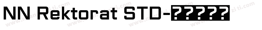 NN Rektorat STD字体转换